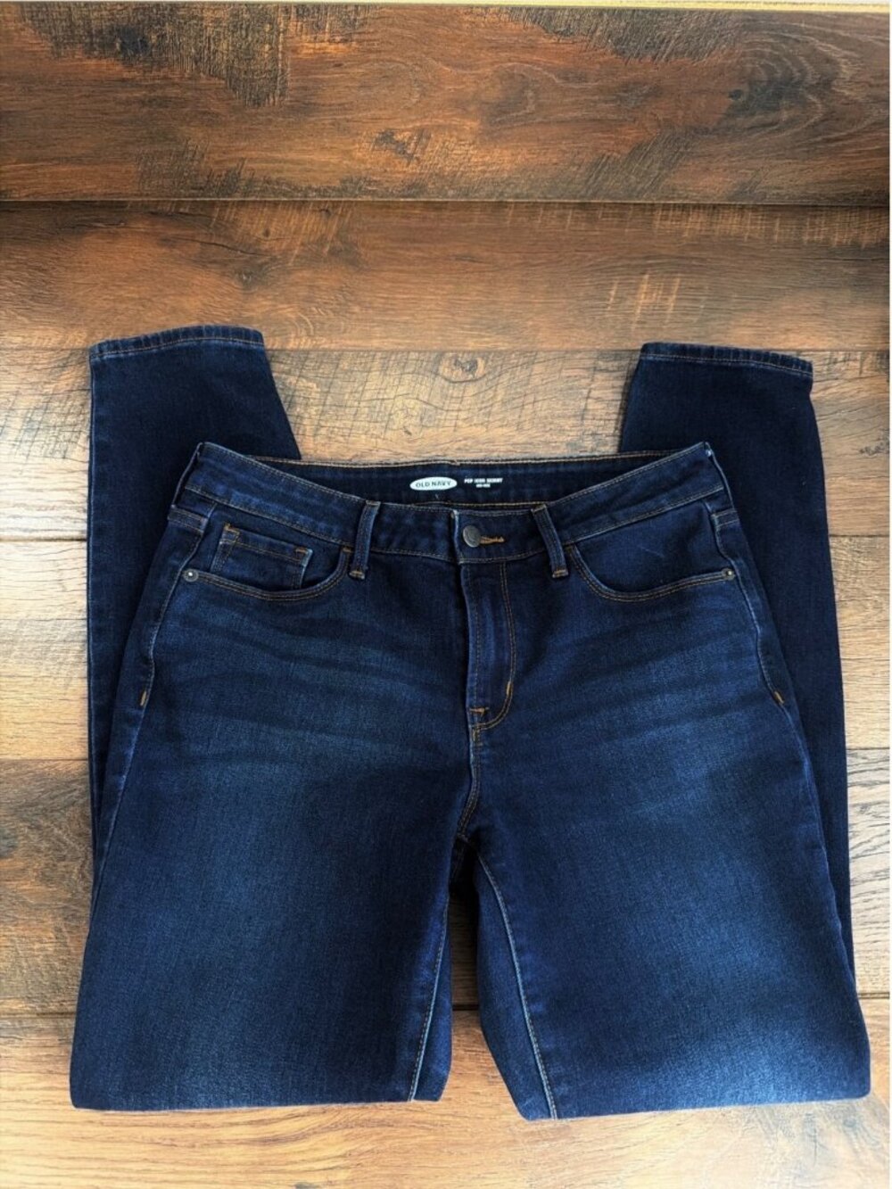 Old Navy Pop Icon Skinny Mid-Rise Jeans Dark Wash Size 8